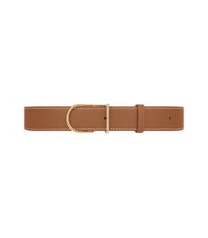 With its full-grain textured double-knot tied around a sober and elegant gold finish buckle, the Umi belt is the perfect accessory to emphasize the waist and structure the silhouette. Double Knot Tie, Designer Wishlist, Double Knot, Grain Texture, Camel Color, Tie Knots, High Quality Leather, Gold Finish, Calf Leather