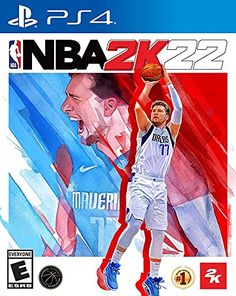 the cover art for the video game basketball 2k2, featuring a man holding a basketball