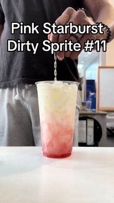 No words needed! Dirty Sprite 11 💣 #recipe #sprite | dirty soda | TikTok Sprite Zero Drinks, Crystal Light Drinks Recipes, Dr Pepper Dirty Soda Recipes, Dirty Dr Pepper Recipe Sonic, Dirty Soda Recipes Sprite, Ninja Thirsti Drink Recipes, Soda Drink Recipes, Dirty Water Recipes, Dirty Soda Bar Recipes