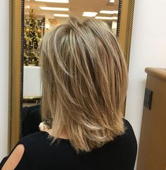 Shoulder-Length Cut With Layers Cute Medium Haircuts, Medium Hairstyles For Women, Shoulder Length Hair Cuts, Medium Hairstyles, Brown Blonde Hair, Mid Length Hair