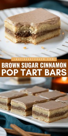 Craving that classic brown sugar and cinnamon combo? These Brown Sugar Cinnamon Pop Tart Bars just may be the answer! Classic flavors, simple steps, and a touch of nostalgia make these dessert bars a winning combination. Cinnamon Fall Desserts, Fall Mini Dessert Ideas, Easy Healthy Fall Desserts, Easy Fall Dessert Recipes Quick, Pop Tart Bars, Easy Fall Desserts Quick And, Mini Fall Desserts, Confections Recipes, Vacation Desserts