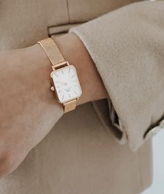 Dw Watch, Daniel Wellington Women, White Watch, Rose Gold Watches, Watches Women Fashion, Classic Watches