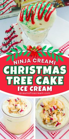 If you can't get enough of the Little Debbie Christmas Tree Cakes that are famous this time of year, you have to try making ice cream with them! This Ninja Creami ice cream is easy to make and is super festive--perfect for the holiday season! Christmas Party Dips, Little Debbie Christmas Tree Cakes, Little Debbie Snack Cakes, Cheesecake Ideas, Ninja Creamy, Little Debbie Christmas Tree, Cake Batter Ice Cream, Debbie Snacks, Vanilla Cream Filling