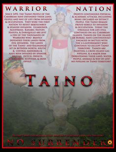 a poster with an image of a native american man on it's face and the words tahno written below