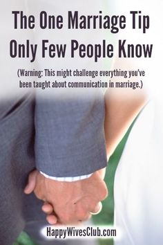 You think you know all there is to know about marriage? Think marriage experts know everything about communication? This marriage tip challenges everything. Communication In Marriage, On The Wings Of Love, Healthy Marriage, Christian Marriage, Good Marriage