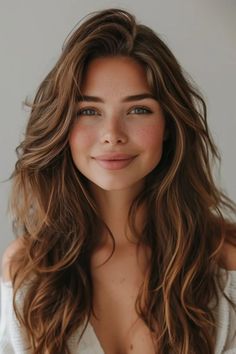 Ready to switch up your brunette locks for the summer? Below, we've curated a list of 31 stunning brunette summer hair color ideas. From subtle highlights to #balayage #hair Hairstyles For Naturally Straight Hair, Spring Brunette Hair Color Balayage, Summer Hair Color For Brunettes Balayage, Brown Hair Warm Highlights, Summer Balayage Brunette Sun Kissed, Sandy Brown Hair With Highlights, Sunny Brunette, Sunkissed Brunette Balayage, Sunkissed Hair Brunette Sun Kissed Natural Subtle Highlights