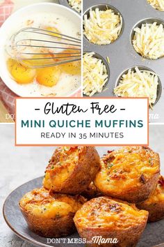 mini quiche muffins are ready in 35 minutes to make the perfect breakfast