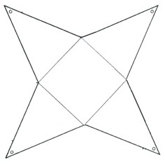 an image of a triangle that is drawn in the shape of a rectangle with four sides