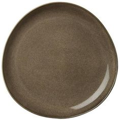 a brown plate on a white background