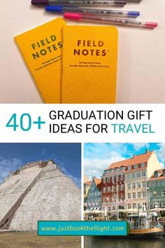 graduation gift ideas for travel with text overlay