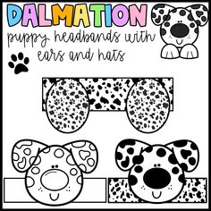 an animal themed poster with the words dalmation