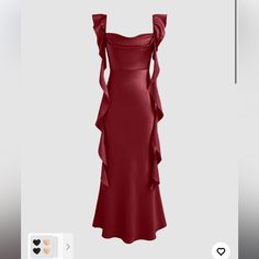 Ordered Online To Wear To A Wedding, But It Was Too Big On Me! Gorgeous Dress Wine Color Wine And White Dress, Cider Dresses, Dresses Satin, Wine Color, Dress Satin, Wine Colored, Satin Dress, Style Board, Satin Dresses