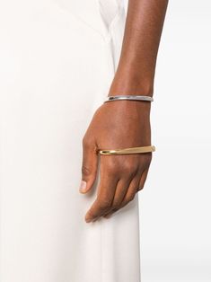 Charlotte Chesnais Surma gold-plated Cuff Bracelet - Farfetch Cuff Bracelet Gold, Charlotte Chesnais, Cuff Design, Wave Bracelet, Gold Bracelet Cuff, Gold Cuffs, Demi Fine Jewelry, Iconic Bags, Summer Beach Wear