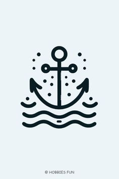 Meaningful Tattoo Ideas, Anchor And Waves Simple Tattoo Ideas With Meaning, Hope Drawing Ideas, Small Simple Tattoo Ideas, Cool Simple Tattoos, Hope Drawing, Tattoo Ideas With Meaning, Easy Tattoos To Draw, Simple Tattoo Ideas, Meaningful Tattoo Ideas