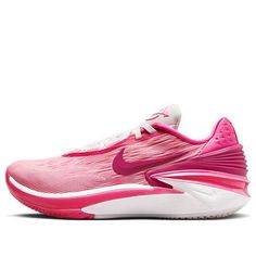 Nike Zoom GT Cut 2 EP 'Hyper Pink' DJ6013-604 Basketball Shoes Hot Pink, Gt Cut 3 Shoes, Pink Nike Basketball Shoes, Preppy Basketball Shoes, Pink Volleyball Shoes, Cute Volleyball Shoes, Basketball Shoes Women's, Basketball Shoes Kyrie, Gt Cut 2