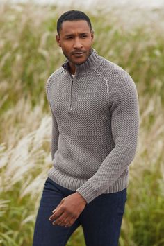 Relax with your favorite book or take a walk along the pier—the Levi sweater will keep you cozy warm with easy, casual style. This quarter-zip pullover is ribbed at the standup collar, cuffs, and hem, creating a frame for the "birdseye" V-stitch throughout that offers texture and visual balance. It's crafted from soft, breathable washed cotton with a subtly worn finish for contrast. Half-zip Winter Outdoor Sweater, Winter Half-zip Outdoor Sweater, Winter Outdoor Half-zip Sweater, Casual Half-zip Fall Sweater, Half-zip Sweater With Ribbed Cuffs For Fall, Half-zip Fall Outdoor Sweater, Half-zip Fall Sweater For Outdoor, Fall Half-zip Sweater With Ribbed Cuffs, Fall Half-zip Sweater With Ribbed Collar