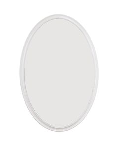 Zeugma FM169 WHITE Large Oval Mirror Wood And Mirror, Large Oval Mirror, Clean Workspace, Entryway Bathroom, Frame Mirror, Decorative Wood, White Leaf, Oval Mirror, Oval Frame