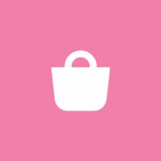 a white bag on a pink background