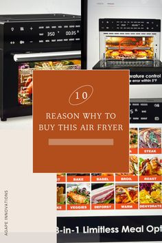 four different types of ovens with the words reason why to buy this air fryer