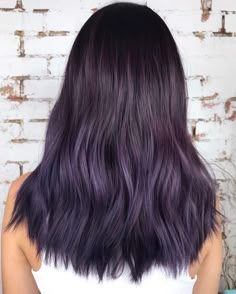 Balayage Purple, Natural Ombre, Ombre Purple, Color Balayage, Balayage Ombré, Balayage Ombre, Hair Ombre, Brown Hair Balayage