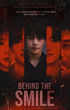 the movie poster for behind the smile