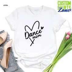 "Dance Mom Shirt,Dance Mom Gifts,Dance Shirts for Mama,Sports Mom Life Shirt,Mother's Day Gift,Dance Fan Shirt,Ballet Mom Tee, Funny Good Moms Say Bad Words Shirt,Mother's Day Gift,Gift for Mama,Mothers Day Shirt,Mom Life Be Like, Mom gift,Cute Mom Shirt, Mama Tee, Retro Vintage Mama Shirt, Leopard Mama Shirt, Motherhood Shirt, Cute Mom Shirt,Mothers Day Gift, Mama T-shirt,Mom Life Shirt,Mama Shirt 🎁 Enjoy your shopping ! Need custom made shirts? Don't hesitate to message us! Thanks for your su White Casual Dance Top, White Casual Tops For Dance, Casual White Top For Dance, Fitted Hip Hop T-shirt For Dance, White Graphic Print Top For Dance, White Cotton Dance Tops, White Cotton Tops For Dance, Fitted Hip Hop Dance Tops, Casual Dance T-shirt