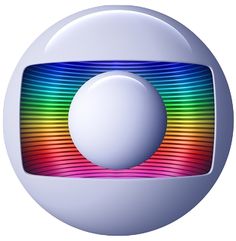 a white object with multicolored lines in the center and an oval at the top