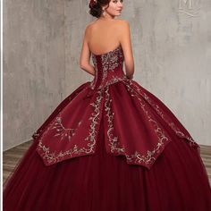 Never Wore Didn’t Have My Quince Anymore Vestido Charro, Mexican Quinceanera Dresses, Charro Quinceanera Dresses, Quinceñera Dresses, Mary's Bridal, Pretty Quinceanera Dresses, Gothic Wedding Dress, Quince Dress, Red Ball