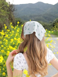 Green Casual   Textile Animal Kerchief Embellished   Women Accessories Kerchief Outfit, Woman Bandana, Hair Bandana, Casual Green Headscarf, Cottagecore Bandana Hairstyle, Casual Green One Size Headscarf, Cottagecore Bandana, Cute Bandana Hairstyles, Head Scarf Outfit