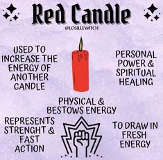 Red Candle Spell, Goddess Magick, Healing Candles, Red Candle