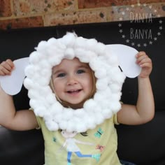 Sheep Mask, Lamb Craft, Craft Activity For Kids, Sheep Crafts, Farm Preschool, Christmas Pageant, Farm Activities, Masks Crafts