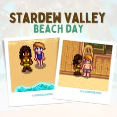 the stardew valley beach day is here