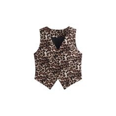 Xena Vest Womens Suit Vest, Vest Style Women, Chaleco Casual, Waistcoat Woman, Sleeveless Coat, Leopard Print Shorts, Middle Age Fashion, Leopard Fashion, Cropped Vest