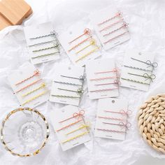 Korean Hair Accessories, Diy Summer Clothes, Hair Tie Accessories, Hair Accessories Pins, Bead Hair Accessories, Accessories Aesthetic, Diy Jewelry Display, Hair Clips For Women, Fancy Jewelry Necklace