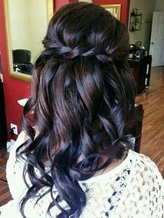 Dip Dyed Dark Brown Hair w/ Blue Tips ♡♡♡ Bridesmaid Hairstyles Dark Hair, Hairstyles Dark Hair, Blue Tips Hair, Dipped Hair, Blue Dip Dye, Black Wavy Hair, Dyed Curly Hair, Golden Brown Hair, Colored Hair Tips