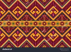 an image of a colorful pattern with diamonds and hearts on it stock photo, images and royalty