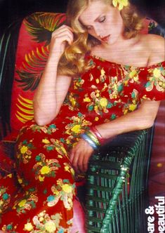 Patti Hansen, Vogue Vintage, Lauren Hutton, Disco Dress