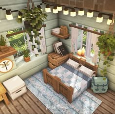 Cute Minecraft Bedrooms Game, Minecraft Mansion Bedroom, Minecraft Modded Interior, Cottage Kitchen Minecraft, Minecraft Fabric Mods, Minecraft House Interior Ideas Bedroom, Aesthetic Minecraft Bedroom Ideas, Minecraft Modded House, Minecraft Aesthetic Interior