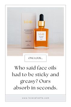 Do you think face oils have to be thick and greasy to be effective? Think again! With this unique blend of oils, you can get quick, non-greasy absorbency for your skin without any sticky residue. Click to learn more! Best Skincare Products, Skin Products