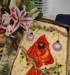 a cake decorated with an image of a cardinal