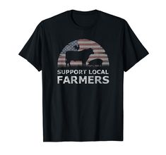 PRICES MAY VARY. A unique graphic tee with support farmers print. This tshirt design carries a message, show your support to our hard working farmers that keep food on our tables day in day out. This makes a great gift for your farmers on a birthday, also ideal gift for holiday, casual wear, home, work, school, or addition to your wardrobe. Lightweight, Classic fit, Double-needle sleeve and bottom hem Wardrobe Light, Support Local Farmers, Backyard Farming, Home Work, Country Farm, Hard Working, Tshirt Design, Branded T Shirts, Funny Tshirts