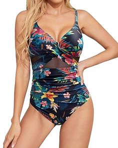 Dive into style with our Wrap Front Mesh Cutout One Piece Swimsuit. The elegant wrap front and playful mesh cutout design come together to create a sexy and trendy swimsuit that is perfect for making a statement at the beach or by the... Trendy Swimsuit, Pool Features, Cutout One Piece, Trendy Swimsuits, Pink One Piece