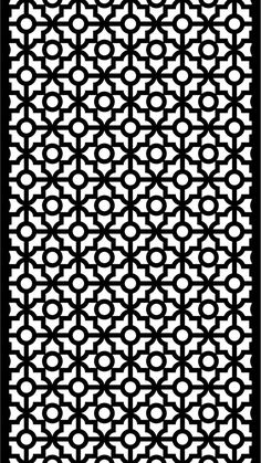 a black and white pattern with circles