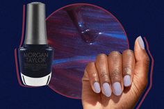 Navy Nail Polish, Nail Color Polish, Classic Nail Polish, Navy Nails, Types Of Manicures, Fall Nail Polish, New Nail Art Design, Nail Polish Colors Fall, Fall Manicure