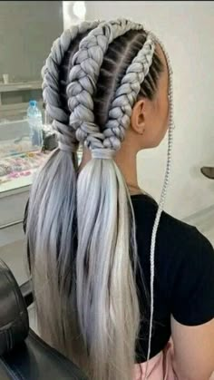 Viking Hairstyle, Rave Braids, Braids Ideas, Hollywood Hair, Trendy Hairstyle