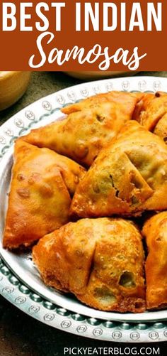 Indian Samosa Recipe, Healthier Snacks, Vegetarian Indian, Indian Cooking Recipes, Korean Dishes