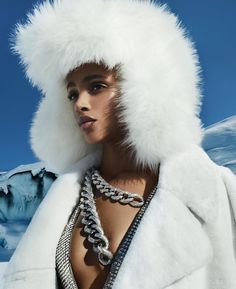 Snowy Photoshoot, Aya Jones, Collection Moodboard, Txema Yeste, Winter Shoot, Snow Photoshoot, Creative Photoshoot, Fashion Layout, Winter Photoshoot