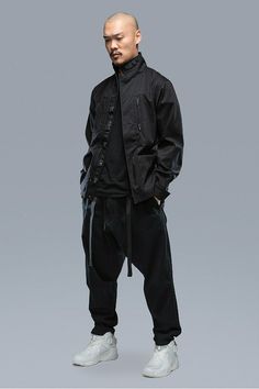 Cyberpunk Outfit Men, Acronym Clothing, Black Techwear, Techwear Outfits, Guys Fashion, Cyberpunk Clothes