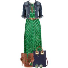 Fall Maxi Dress, Maxi Dress Outfit Fall, Fall Maxi, Moms Fashion, Maxi Dresses Fall, Fix Credit, Office Items, Green Maxi