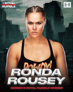 the poster for ronda rousey's royal rumble